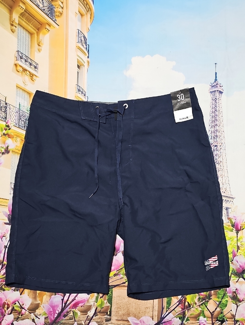 Hurley Navy Blue Board Trunks Size 30 NWT